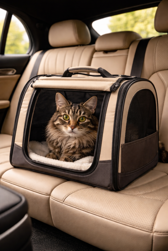 cuidamos de tu gato traslado veterinario